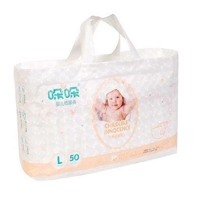 پوشک بچه فوق العاده نرم Fluff Pulp نرم جذب عالی 25 تا 32 پوند