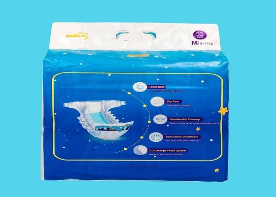 کارتون چاپی کودک سفید پشت تنفس سفید پوشک بچه 390 * 320 میلی متر
