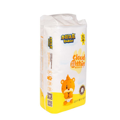 پوشک بچه یکبار مصرف Fluff Pulp برای نوزادان با پوست حساس