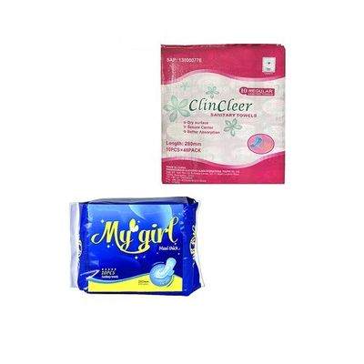 دستمال بهداشتی پنبه ای و غیر بافته شده دستمال بهداشتی 320 میلی متر خمیر نرم کرک