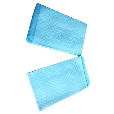 زیراندازهای تخت یکبار مصرف صفحه پشتی ضد آب 60 * 40 سانتی متر تابلوهای تخت بیمارستان
